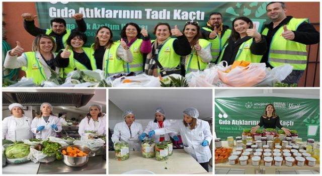 Kadınlardan lezzet dolu bir geri dönüşüm atölyesi