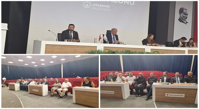 Ataşehir Belediye Meclisi Eylül ayı son toplantısını yaptı