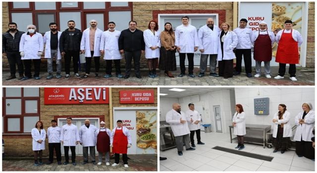 Şef Sivrioğlu Aşevi’ne yönelik takdirlerini iletti