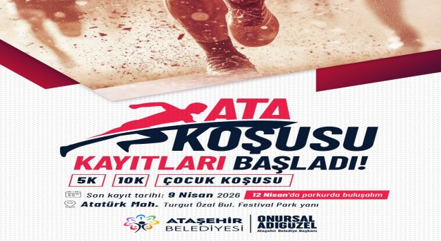 ATAŞEHİR ATA KOŞUSU’NA HAZIRLANIYOR