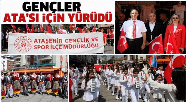 Ataşehir’de 19 Mayıs Coşkusu Prestij Caddesi’ndeki Yürüyüşle Taçlandı