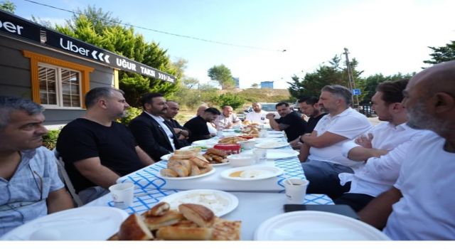 Murat Güneş, Yenişehir Uğur Taksi Durağı’nda Esnafla Buluştu