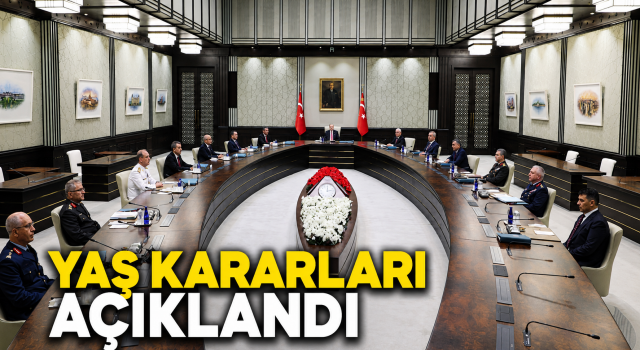 YAŞ kararları açıklandı!