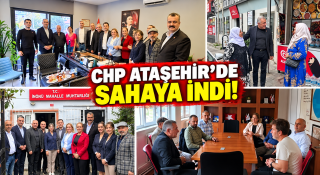 CHP ATAŞEHİR SAHAYA İNDİ: MAHALLE MAHALLE ÇALIŞMA BAŞLADI