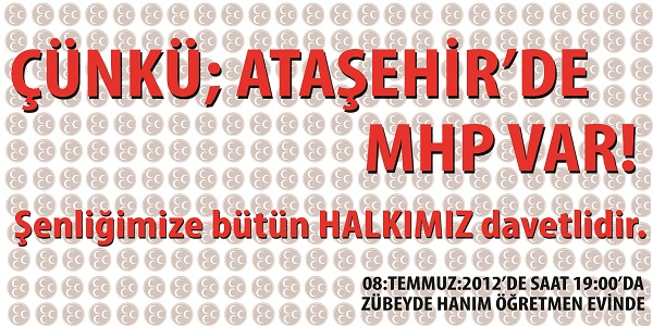 MHP'DEN ETKİNLİĞE DAVET