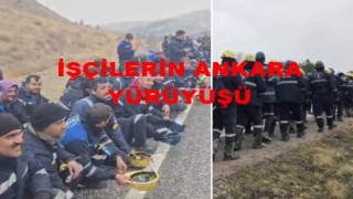 Madenciler Ankara'ya yürüyor