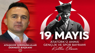 19 Mayıs Atatürk’ü Anma, Gençlik ve Spor Bayramı’mız kutlu olsun