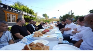 Murat Güneş, Yenişehir Uğur Taksi Durağı’nda Esnafla Buluştu