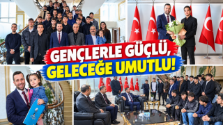 GENÇLERDEN BAŞKAN VEKİLİ ORHAN’A ANLAMLI ZİYARET