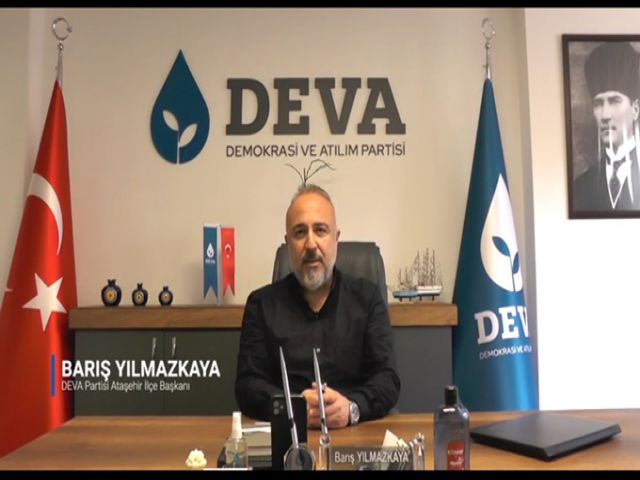 DEVA Partisi Ataşehir İlçe Başkanı Barış Yılmazkaya'nın Ramazan Bayramı Mesajı